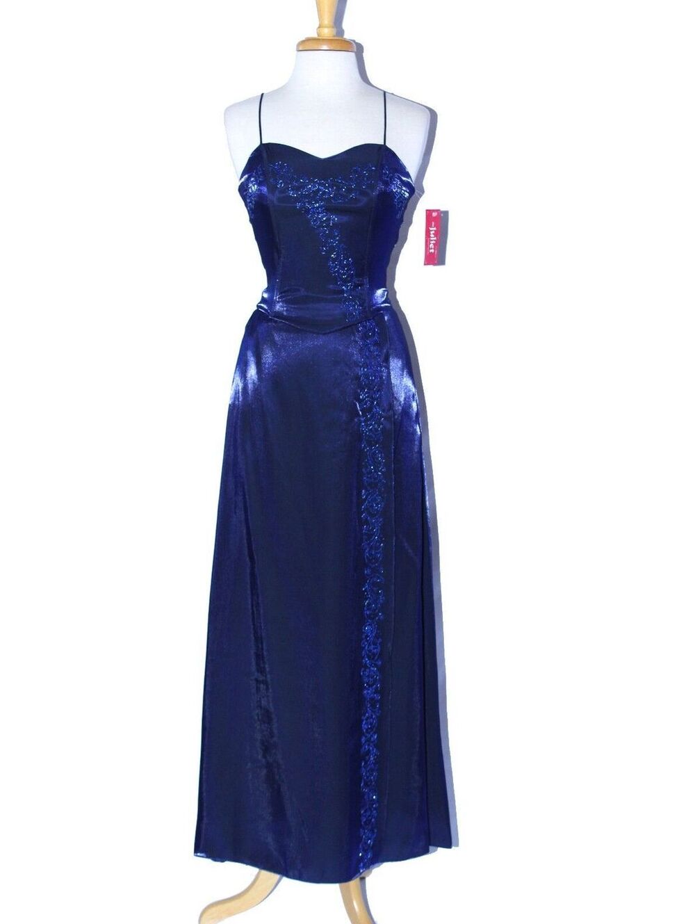 Juliet #1972 Two Piece Bridesmaid or Formal Dress -Size M-ROYAL BLUE-NEW